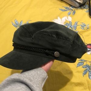 Green Baker Boy Hat